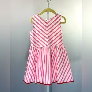 JACADI - Cotton Candy Stripe Pink Party Dress